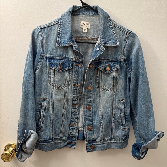 J. Crew Jackets & Blazers - J. Crew Women's Light Blue Jean Denim Jacket XS